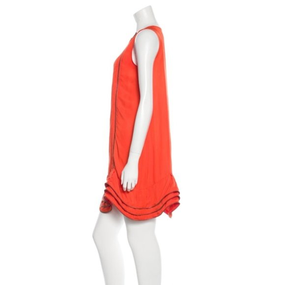 MIU MIU Silk Zip - Accented Night Out Dress - Picture 3 of 4